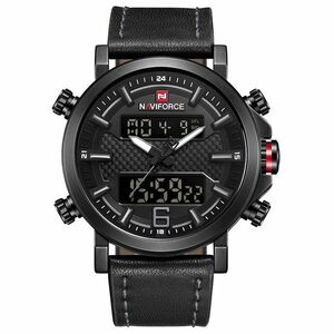 Ceas Ryan NAVIFORCE - Negru KP14620 imagine