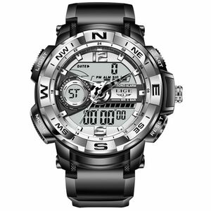 Ceas LIGE Omar - Negru/ Argintiu KP14669 imagine