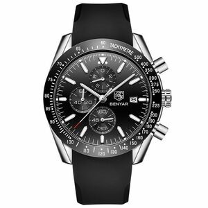 Ceas BENYAR Ogen - Negru/Silver KP14672 imagine