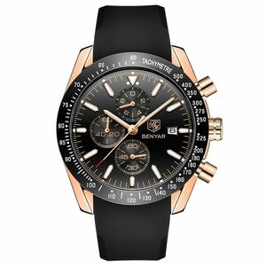 Ceas BENYAR Ogen - Negru/Auriu KP14673 imagine
