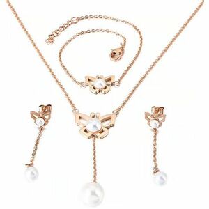 Set Farfalla - Aur/Roz KP15092 imagine