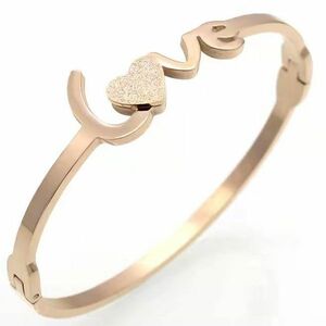 Bratara Love - Aur/Roz KP15180 imagine