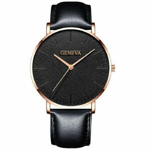 Ceas Simon - Aur Roz/Negru KP15462 imagine