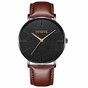 Ceas Simon - Maro/Negru KP15464 imagine