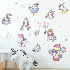 Autocolant/tapet cu unicorn KP16343 imagine