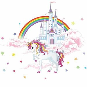 Autocolant/Tapet Unicorn Castle KP16376 imagine
