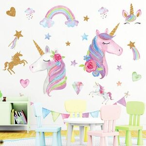 Autocolant/Tapet Einhorn KP16421 imagine
