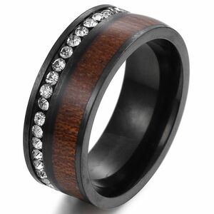 Inel Tracy - negru/maro/52 mm KP17031 imagine