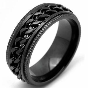 Inel Charles - Negru/52mm KP17104 imagine
