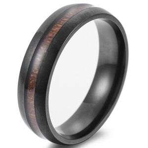 Inel cu lemn - negru/55 mm KP17454 imagine