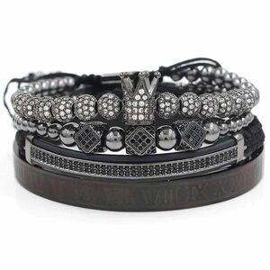 Set Bratari Winnie - Negru KP17788 imagine