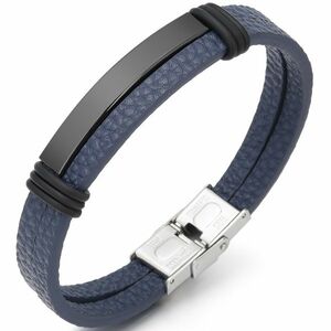 Bratara Trendy - Albastru/Negru KP17891 imagine
