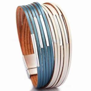 Bratara Dual - Albastru/Alb KP18267 imagine