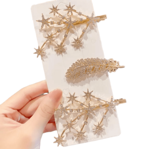 Clips Lovely - Tip 3/Gold KP19566 imagine