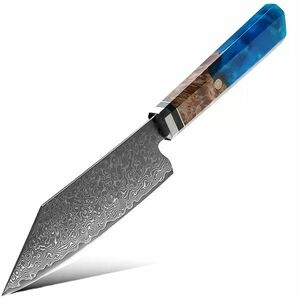 Cuțit de bucătărie Damasc Kurume - Cleaver Mic/Albastru/26.1cm KP20027 imagine