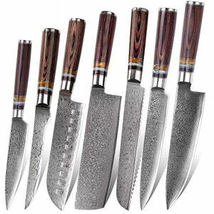 Set cuțite de bucătărie Damasc Kashiwa - Maro KP20050 imagine