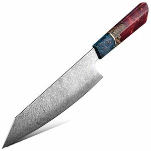 Cuțit de bucătărie Damasc Saltama - Kiritsuke/Roșu KP20090 imagine