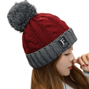 Șapcă Isabel - Gri/Burgundy KP21466 imagine
