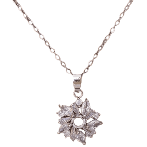 Colier Fleur - Argint KP20464 imagine