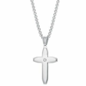 Colier Sweet Cross - Argintiu KP20496 imagine