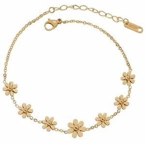 Bratara pentru picioare Floare - Aur KP20581 imagine