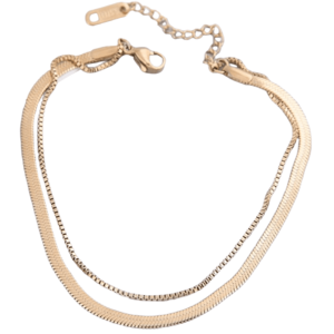 Bratara pentru picioare Smooth - Aur KP20681 imagine