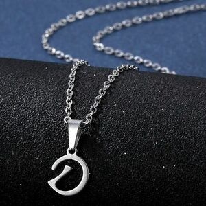 Colier Alphabet - D/Silver KP20693 imagine