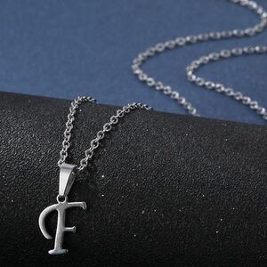 Colier Alphabet - F/Silver KP20695 imagine