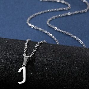 Colier Alphabet - J/Silver KP20699 imagine