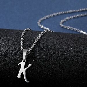 Colier cu alfabet - K/Silver KP20700 imagine