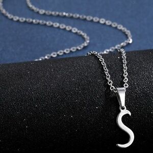 Colier Alphabet - S/Silver KP20708 imagine