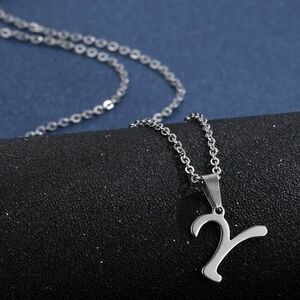 Colier cu alfabet - Y/Silver KP20714 imagine