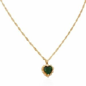 Colier Mendy - Auriu/Verde KP20741 imagine