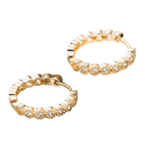 Cercei Ines - Aur/Cristal KP20955 imagine