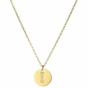 Colier cu alfabet - I/Aur KP21215 imagine