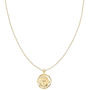Colier Loop Cross - Auriu KP21275 imagine