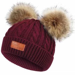 Șapcă pentru copii Fine - Burgundy KP21563 imagine