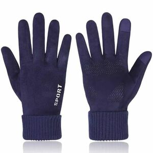 Mănuși sport pentru bărbați - Albastru închis KP21582 imagine