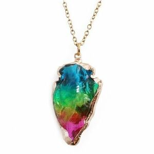 Colier cu piatră de cristal - Multi KP21752 imagine