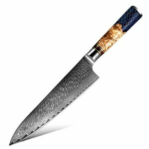 Cuțit de bucătărie Damasc Fagure - Chef KP21775 imagine