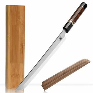 Cuțit de Bucătărie Sashimi pentru Sushi - Maro/Negru KP21785 imagine