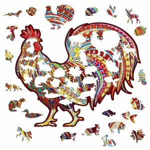 Puzzle din lemn - Cocoș/S KP21834 imagine