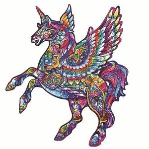 Puzzle din lemn - Einhorn/M KP21892 imagine