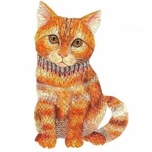 Puzzle din lemn - Katze/L KP21902 imagine