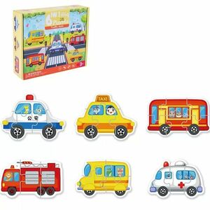 Puzzle-uri din lemn pentru copii - Trafic KP22046 imagine