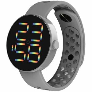 Ceas din silicon rotund - gri KP22398 imagine