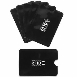 Husa de protectie pentru card RFID - Neagra KP22544 imagine