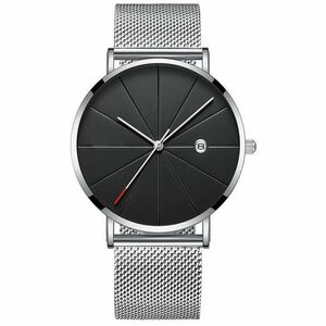 Ceas Naim - Argintiu/Negru KP22611 imagine