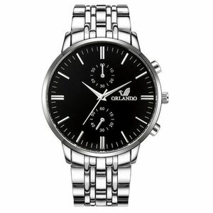 Ceas Oberon - Argintiu/Negru KP22616 imagine