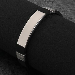 Bratara din silicon - Neagra KP22755 imagine